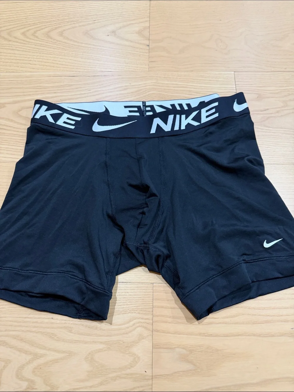 Nike Black Boxer Briefs with White Logo Waistband
